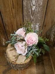Blush Garden Bridesmaids Bouquet  from Pennycrest Floral in Archbold, OH