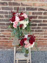 Matching Bridesmaid and Bridal bouquets  from Pennycrest Floral in Archbold, OH