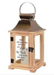 Light Up the World Wooden Lantern from Pennycrest Floral in Archbold, OH