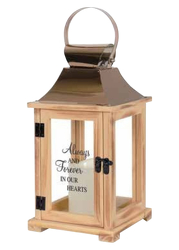 Always and Forever Wooden Lantern from Pennycrest Floral in Archbold, OH