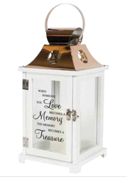 Memory Wooden Lantern from Pennycrest Floral in Archbold, OH