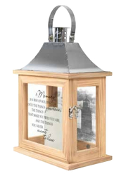 A Memory Wooden Lantern from Pennycrest Floral in Archbold, OH