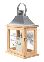Hearts Forever Wooden Lantern from Pennycrest Floral in Archbold, OH