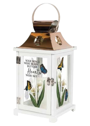 Your Wings Wooden Lantern from Pennycrest Floral in Archbold, OH
