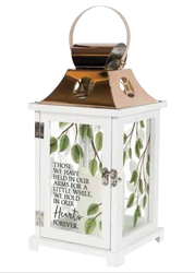 Hearts Forever Wooden Lantern from Pennycrest Floral in Archbold, OH