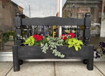 Black Bed Frame Planter