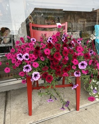 Red Planter Chair