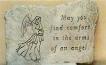 Arms of an Angel Stone from Pennycrest Floral in Archbold, OH