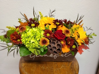 Very Thankful Centerpiece  from Pennycrest Floral in Archbold, OH